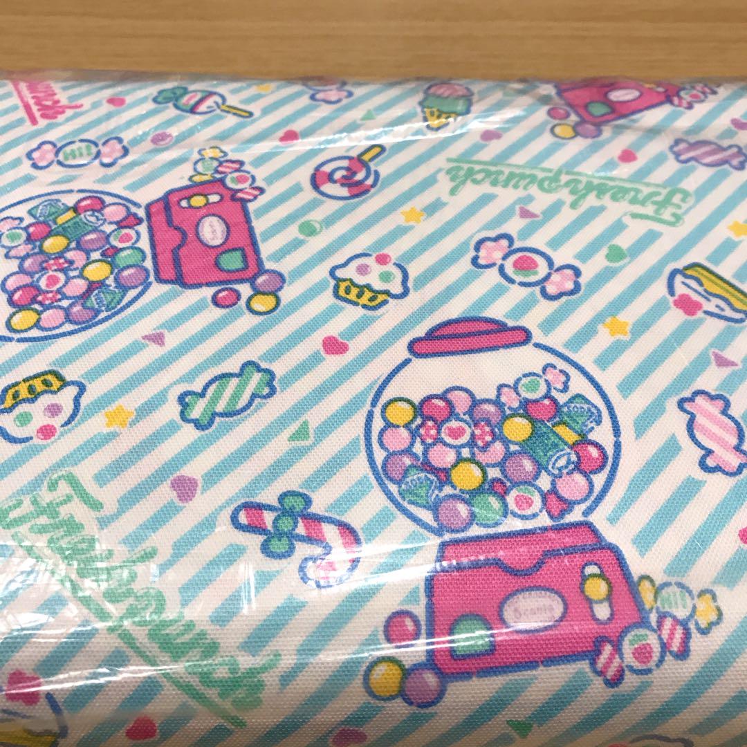 ★レア★SANRIO★サンリオ★フレッシュパンチ★生地★ブルー系★9m★日本製★生地