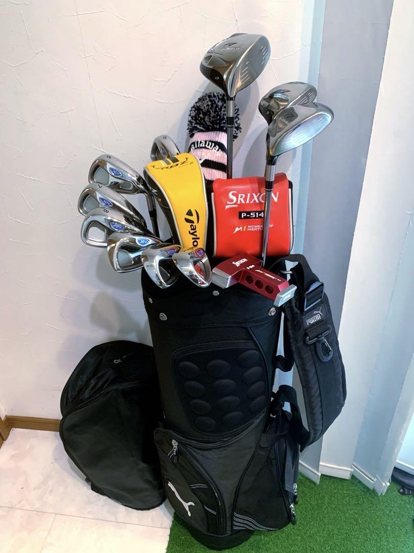 高級ゴルフクラブ バックセットテーラーメイド TaylormadeプーマPUMA 高級ゴルフクラブ バックセットテーラーメイド Taylormadeプーマ