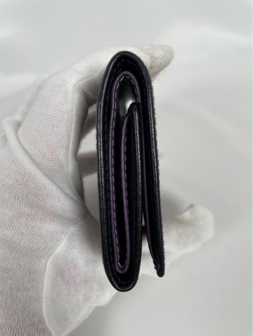 美品 ETTINGER エッティンガー 三つ折り財布 コンパクトウォレット