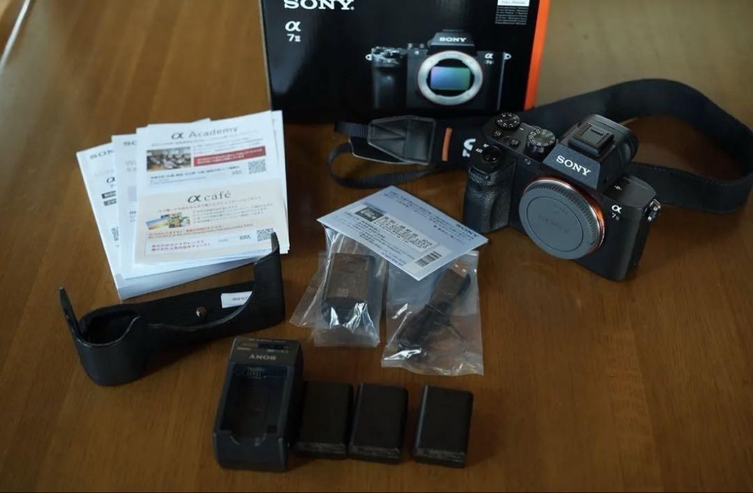 SONY α7II ILCE-7M2 バッテリー　充電器　ボディケース　付属