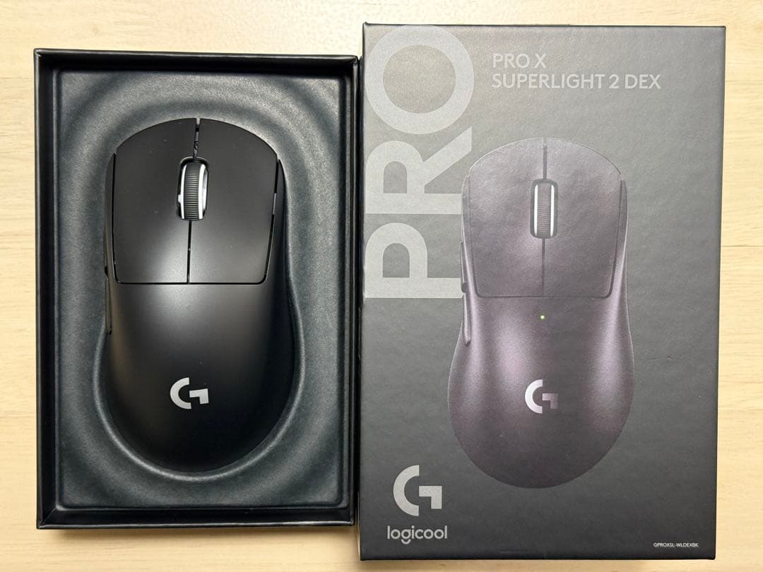 Logicool G PRO X SUPERLIGHT 2 DEX ブラック 黒