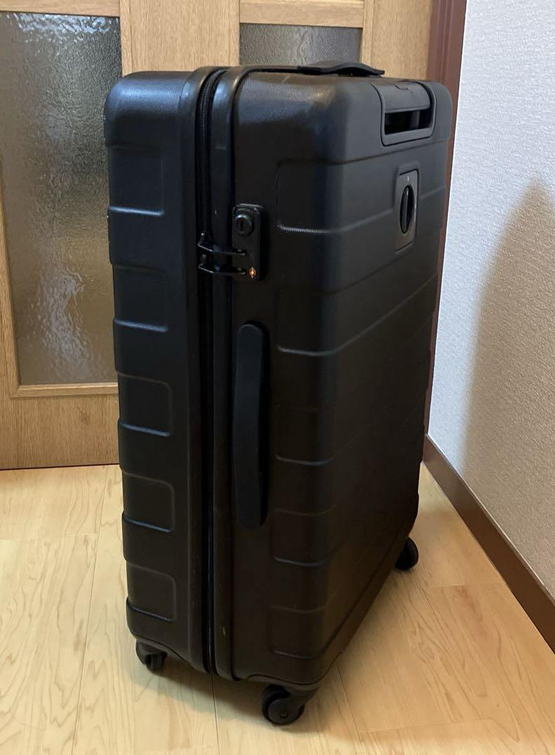 無印良品　バーを自由に調節できるキャリーケース 60L G3S-105 ブラック