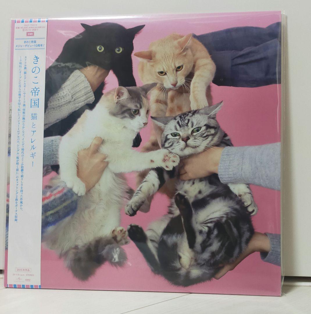 猫とアレルギー　きのこ帝国　レコード　LP 　アナログ