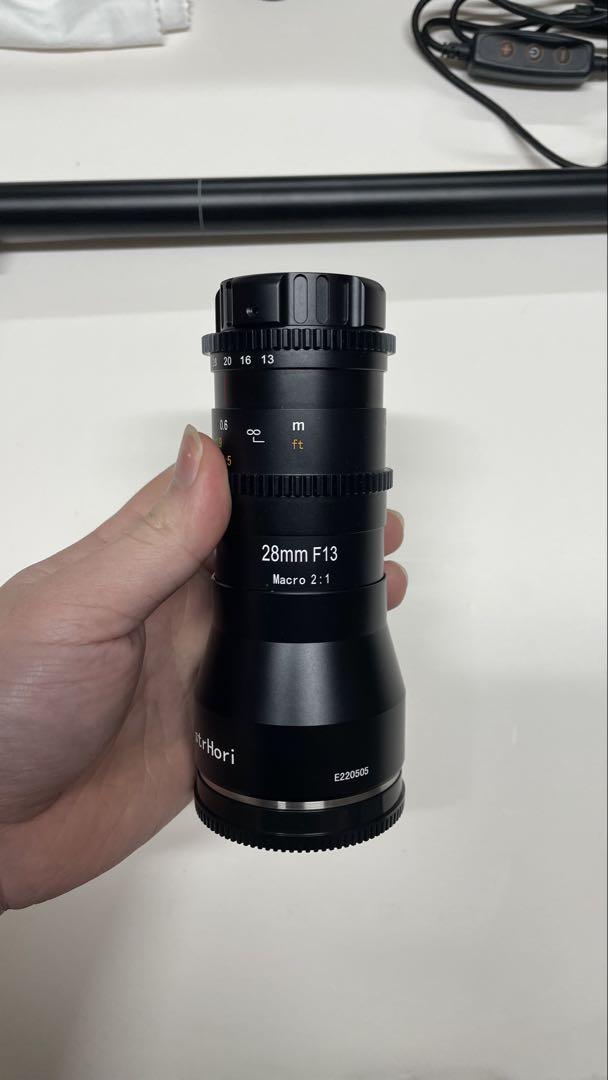 美品)AstrHori 28mm F13 2X マクロプローブレンズ Eマウント