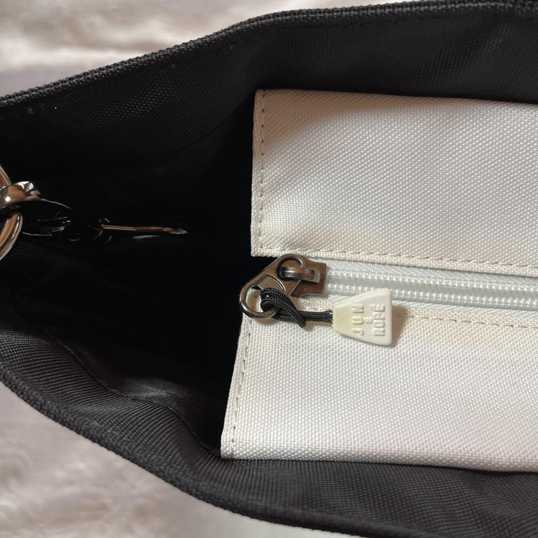美品 JUN&ROPE ロッカートートバッグ ホワイト・ブラック