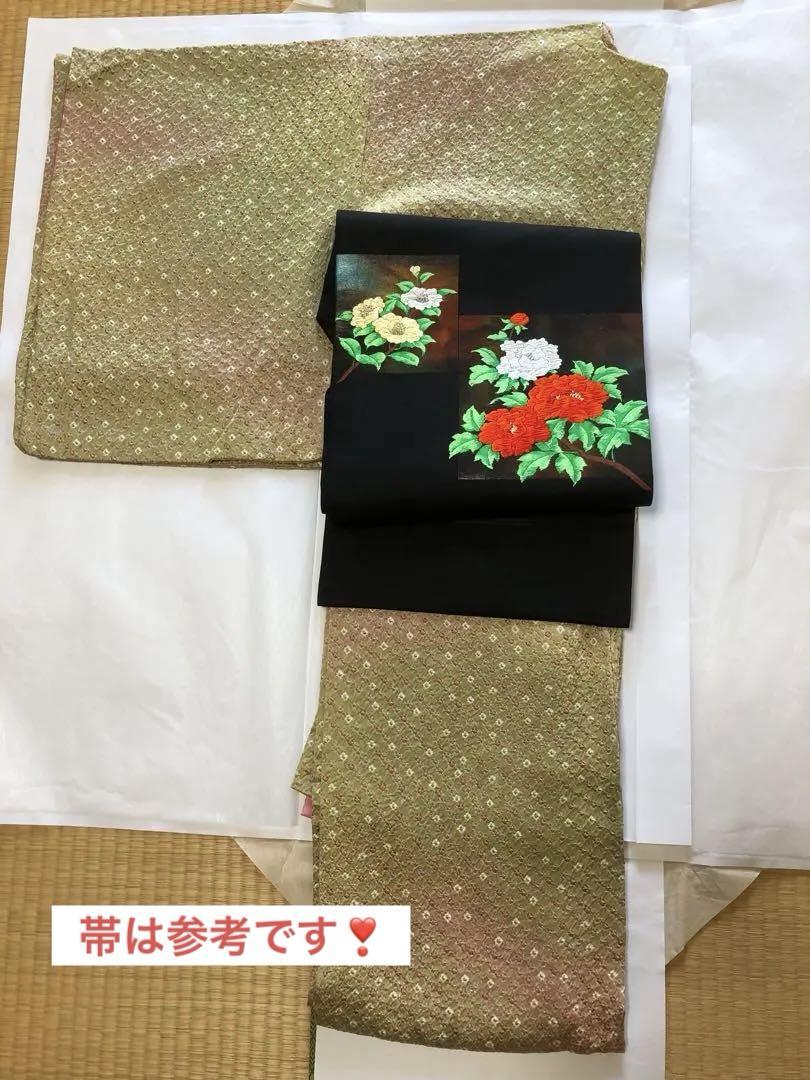 総絞り グラデーション 正絹小紋の着物（袷）帯は別売り❣️
