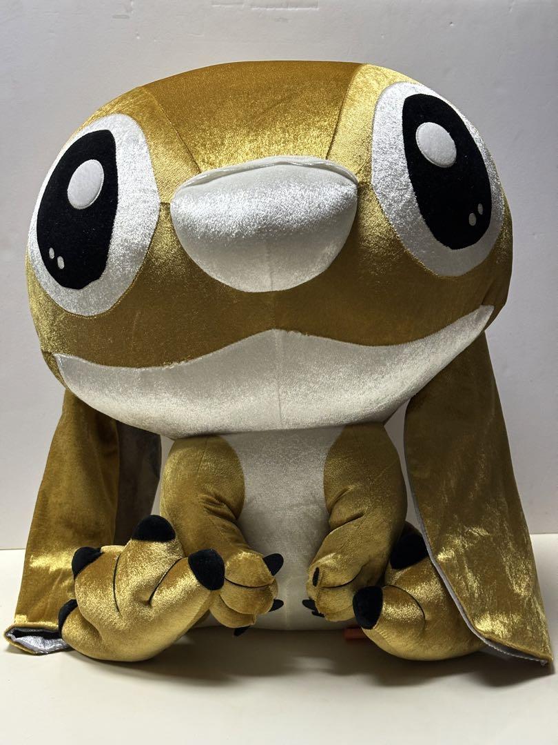 スティッチ ディズニー 巨大ぬいぐるみ レア品 金色 ぬいぐるみ