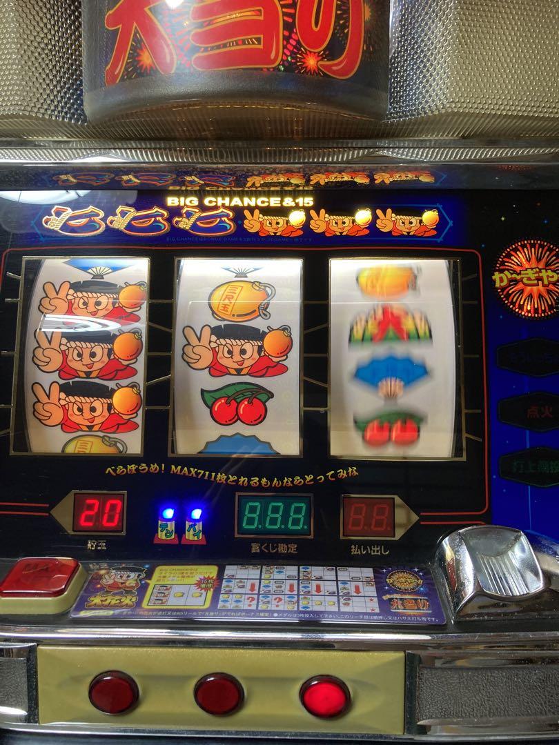 大花火　4号機　パチスロ実機　メダル機