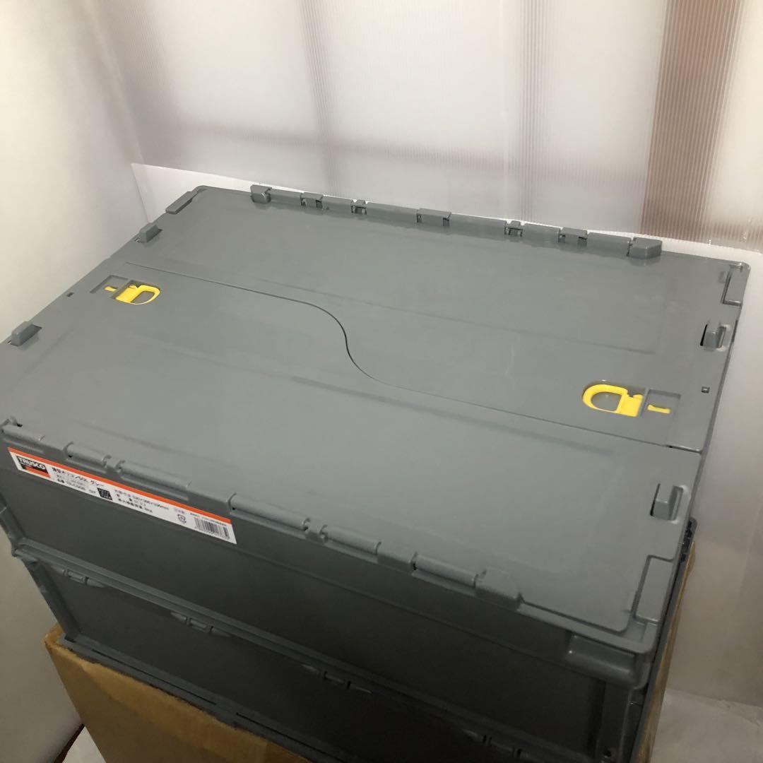 TRUSCO 薄型オリコン コンテナ 50L ロックフタ付 TR-C50B