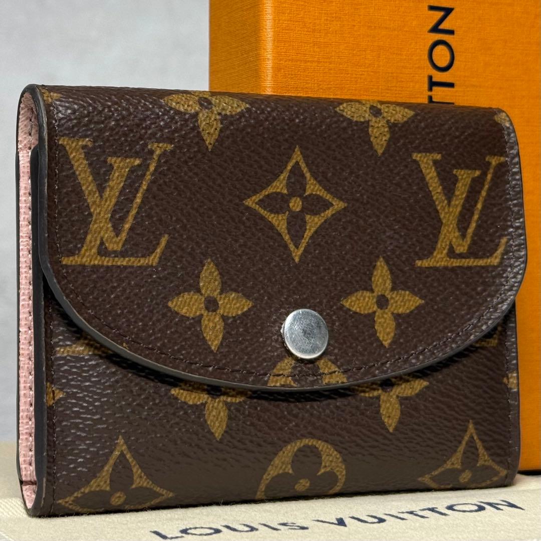 ルイヴィトン モノグラム ローズバレリーヌ ポルトモネロザリ コインケース 財布LOUIS VUITTON