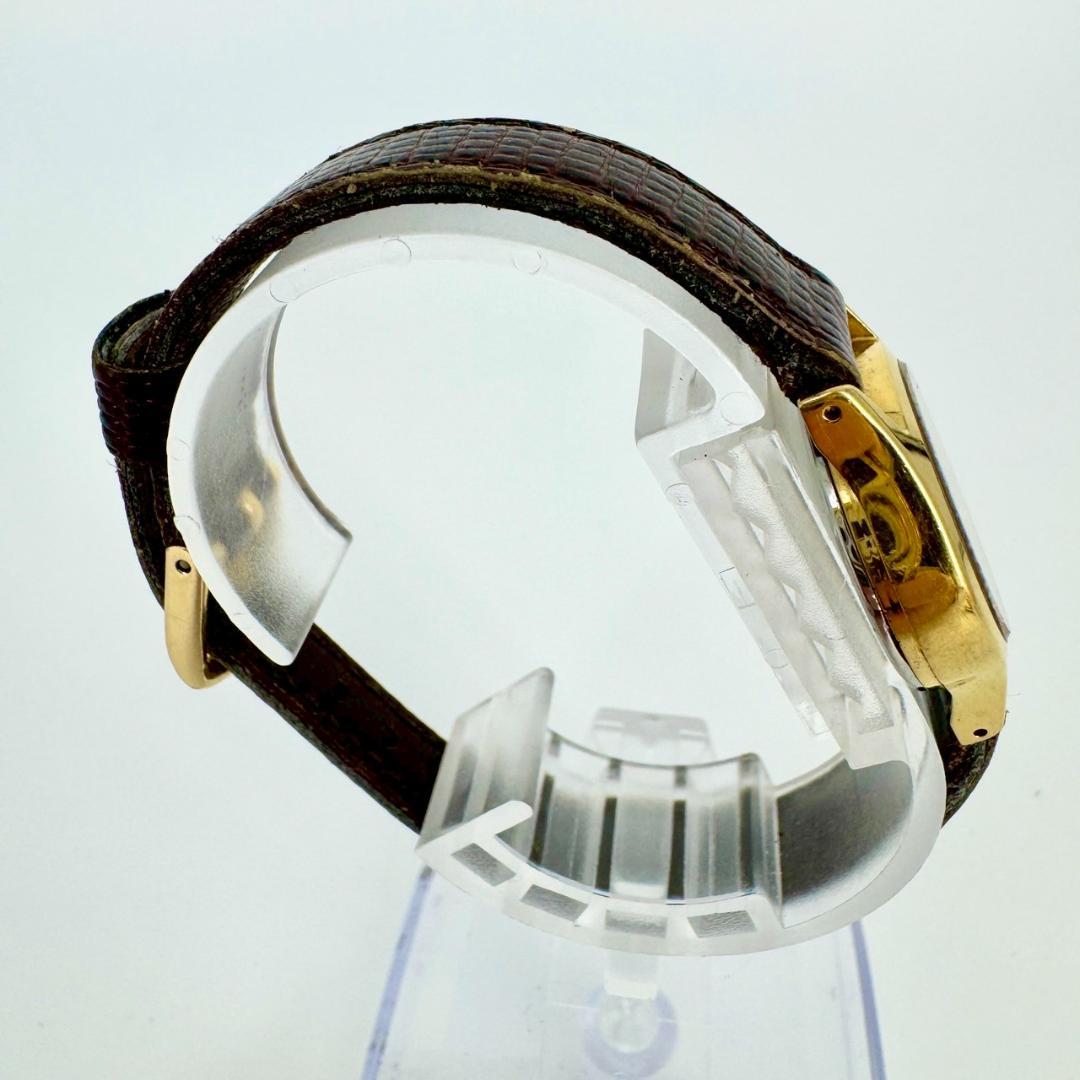 新品電池】SEIKO レディース 腕時計 ラウンド ゴールド レザー
