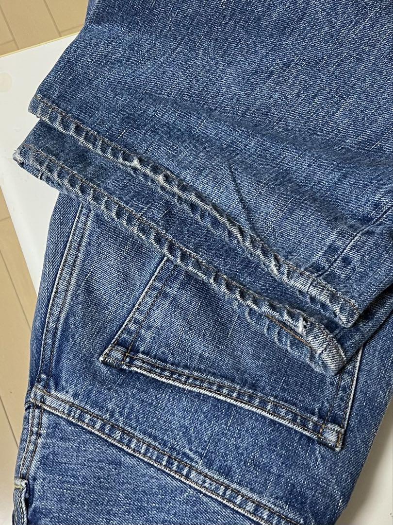 パンツ HYKE DENIM WIDE LEG JEANS