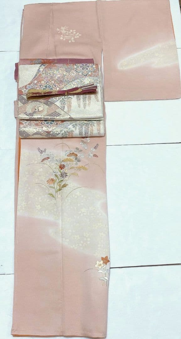 正絹　訪問着　4点セット　お宮参り　七五三　結婚式　佐賀錦　未使用