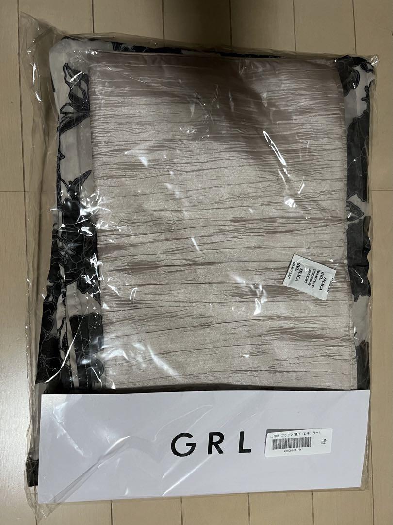浴衣 GRL 新品 3点セット 2Wayオーガンジー花柄セパレート浴衣