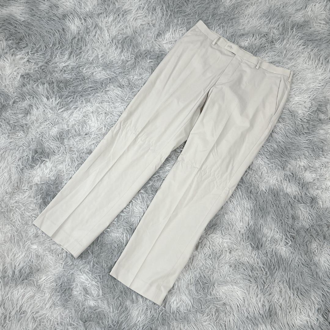 【完売】UNIQLO スラックスパンツ (W85) 上品 フォーマル