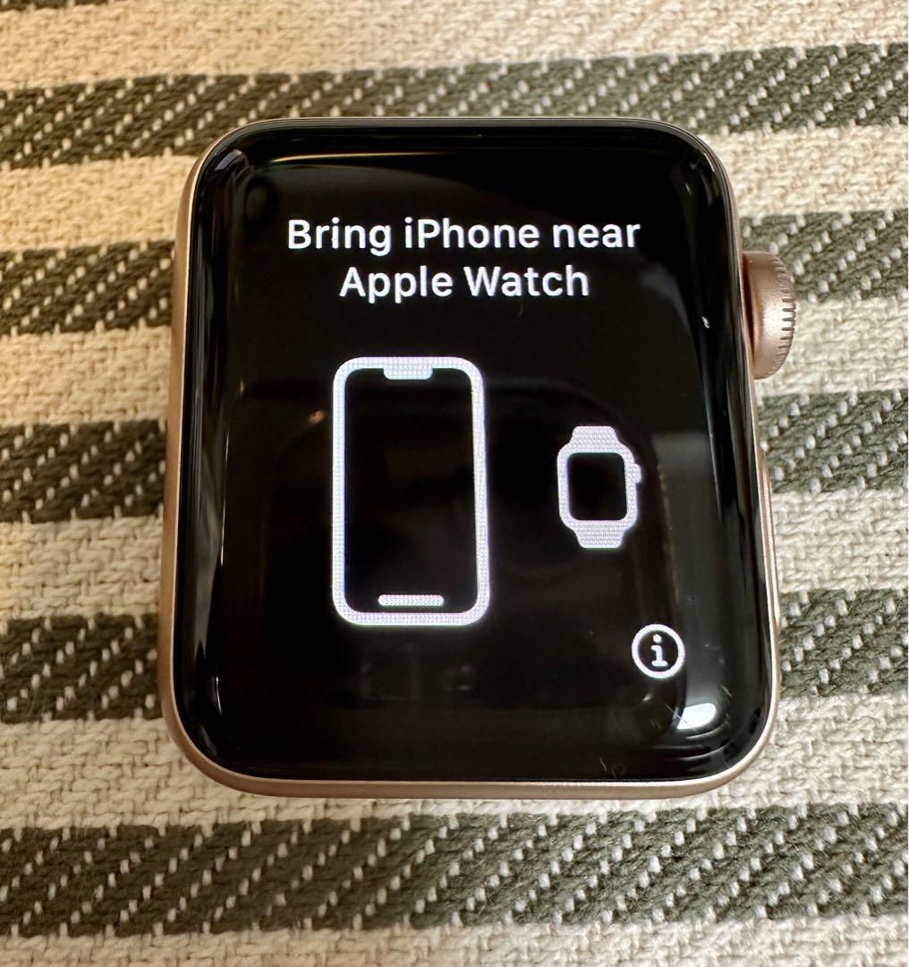 Apple watch series 3 (GPSモデル)ゴールド