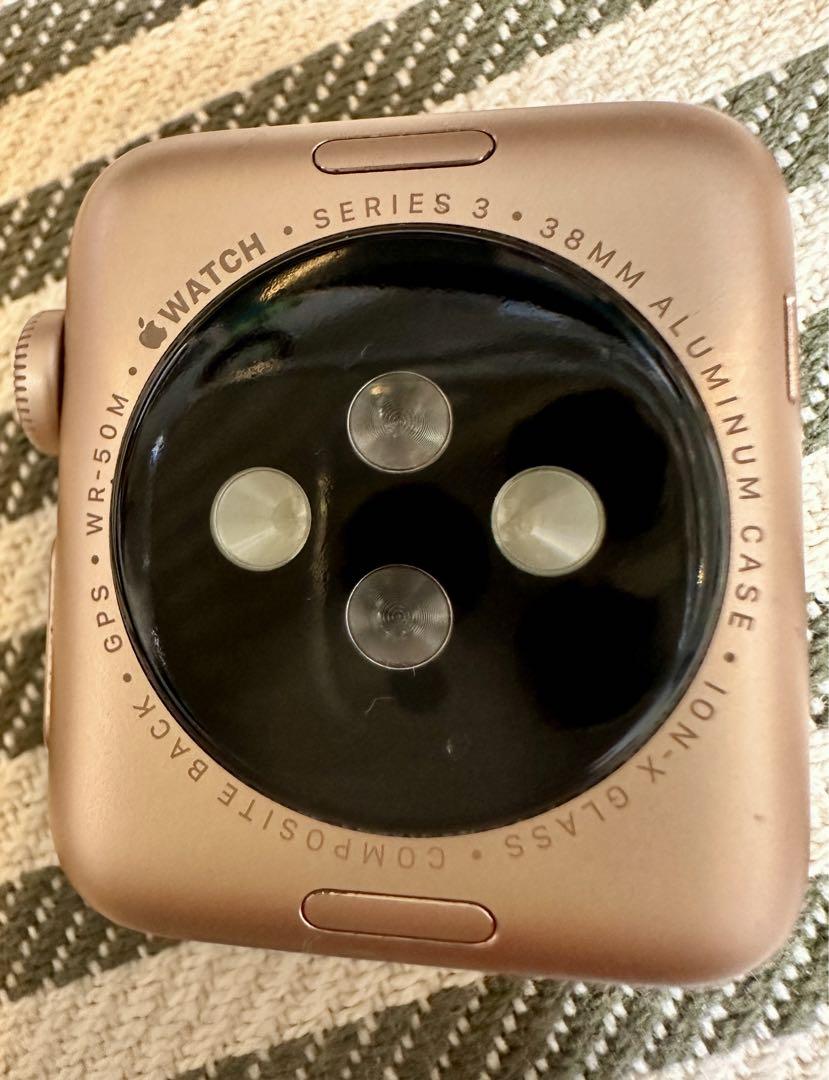 Apple watch series 3 (GPSモデル)ゴールド