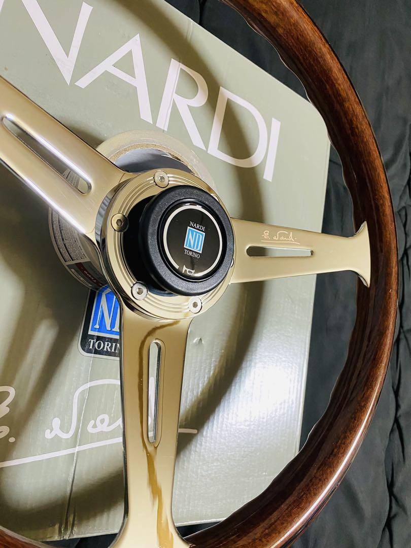 【大特価セール】NARDI ナルディクラシック ウッドステアリング 14インチ