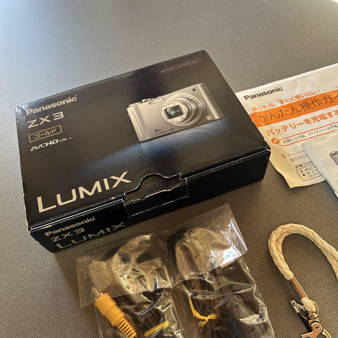 Panasonic DMC-ZX3 ゴールド コンパクトデジタルカメラ