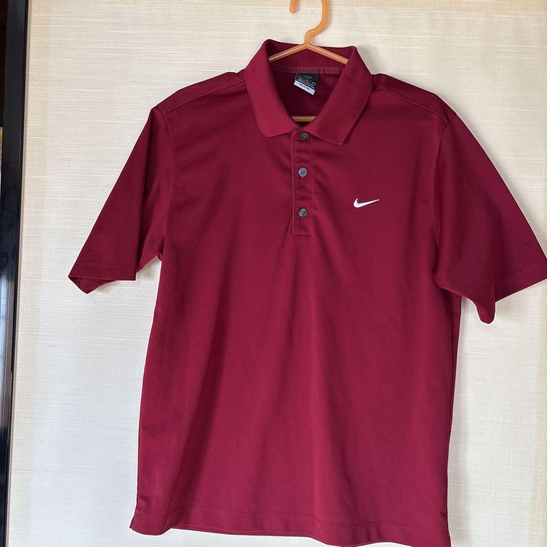 けい様専用 NIKE DRI-FITワインレッド系ポロシャツMサイズ
