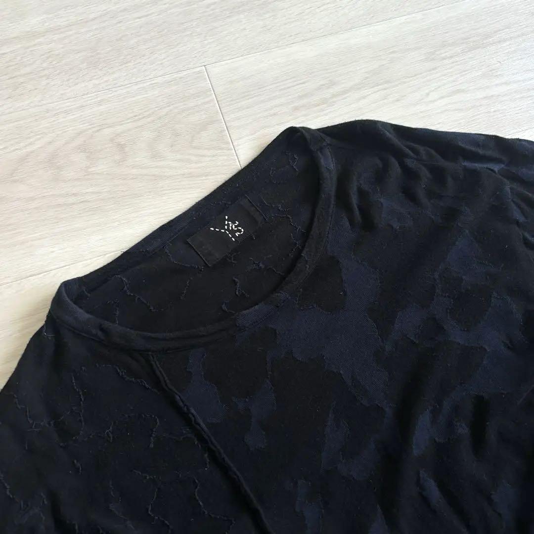 トップス RIGHT VERTICAL SEAM LONG SLEEVE T-SHIRT