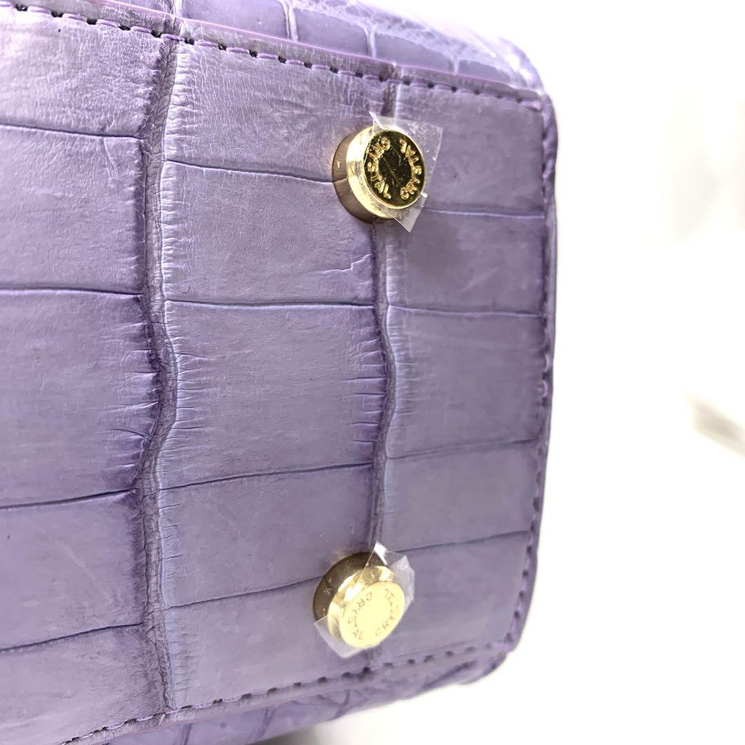 新品未使用品】LEATHERJEWELS クロコダイルトートバッグ JRA
