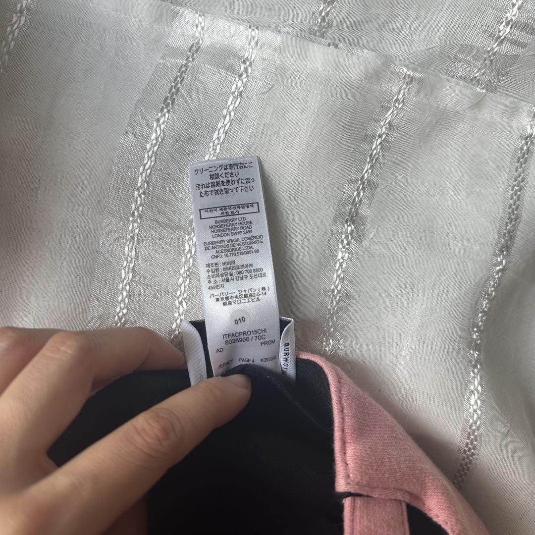 値下げ中BURBERRY ピンク ベースボールキャップ Mサイズ - メルカリ