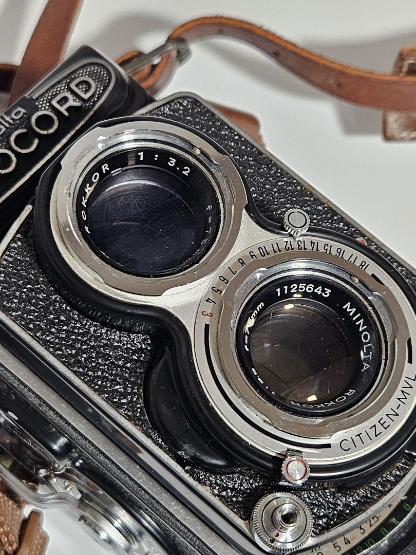 ミノルタ　オートコード Ⅲ型　二眼レフカメラ コダック 120フイルムおまけ1本