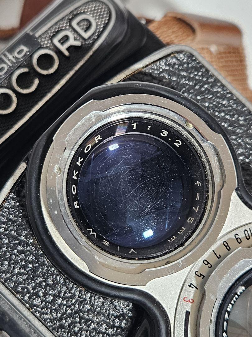 ミノルタ　オートコード Ⅲ型　二眼レフカメラ コダック 120フイルムおまけ1本