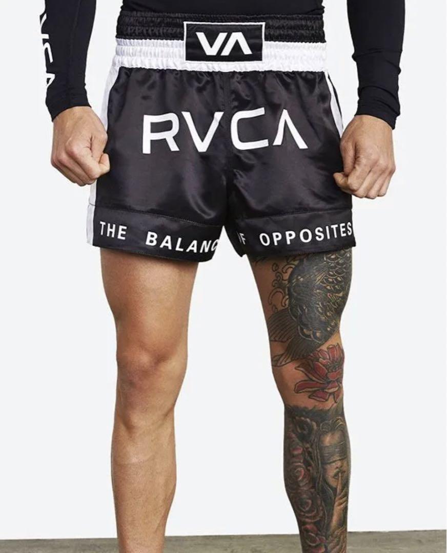 女性に人気！ ファイトショーツ RVCA ファイトパンツ M ムエタイ ハーフパンツ ボクシング