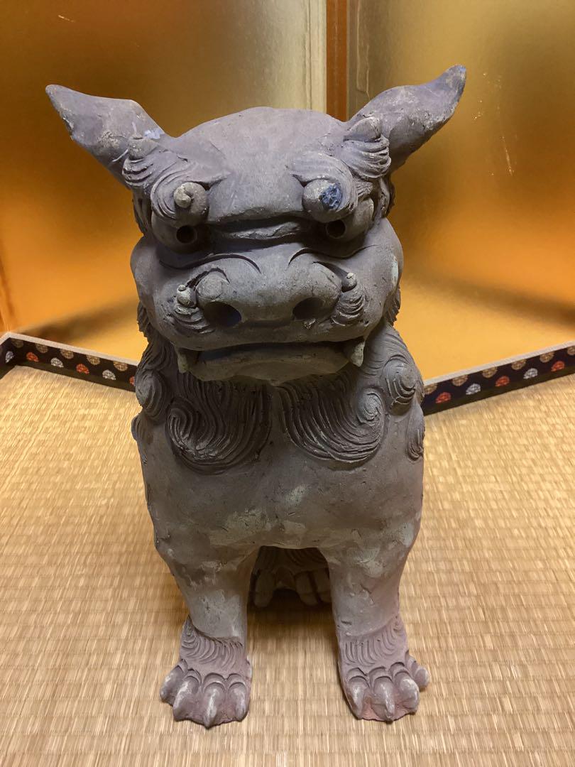 シーサー　一対　狛犬　獅子　家のお守り　大型