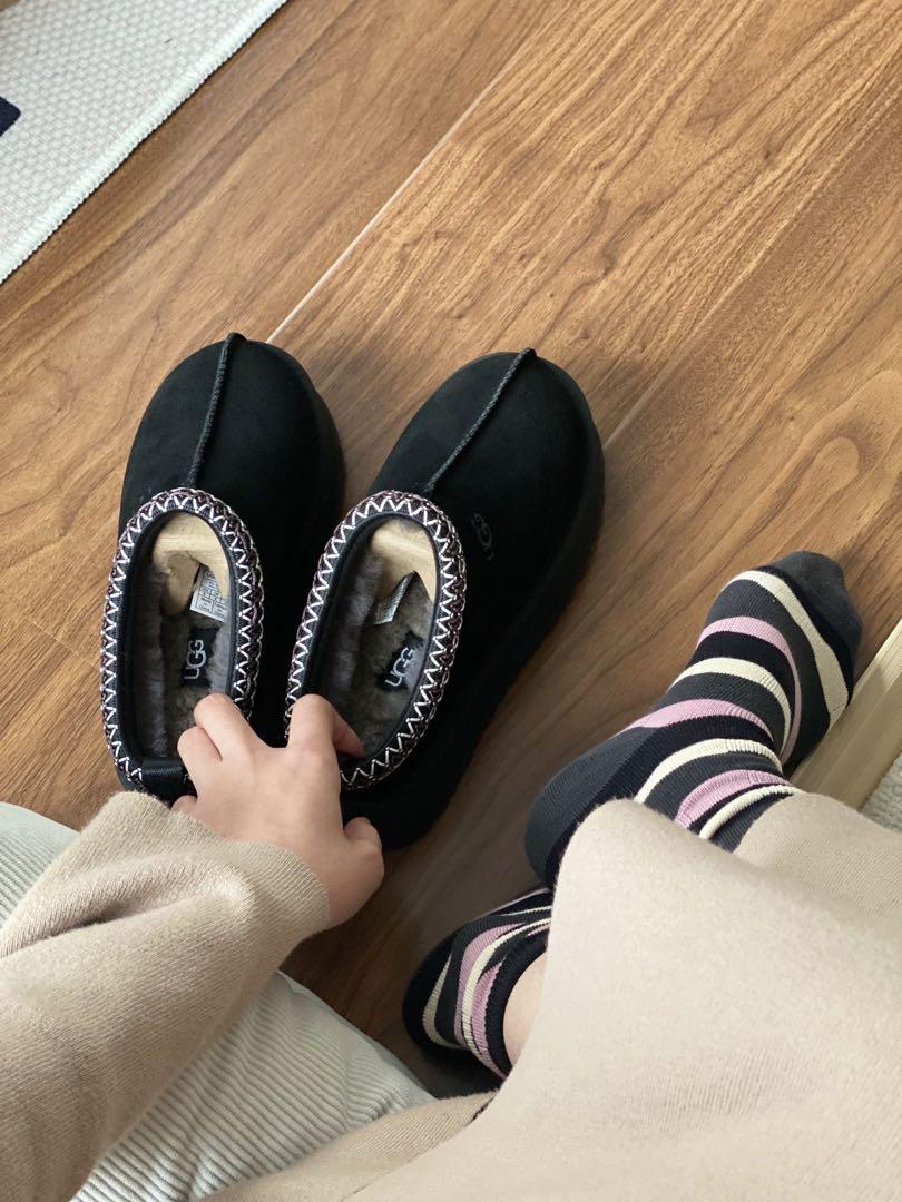 全新品 UGG / アグ :タズ レディース スリッポン サンダル 厚底