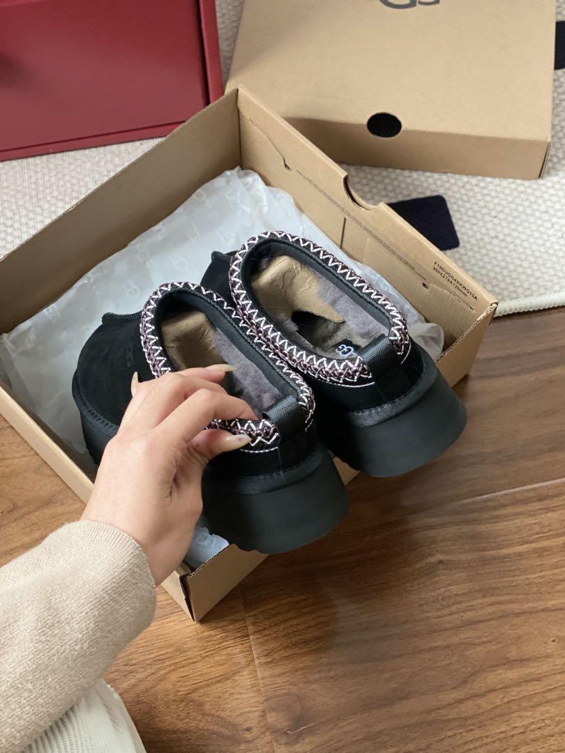 全新品 UGG / アグ :タズ レディース スリッポン サンダル 厚底