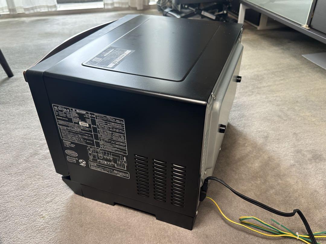 美品　SHARP　オーブンレンジ　RE-SD18A-B 2022年製　訳あり