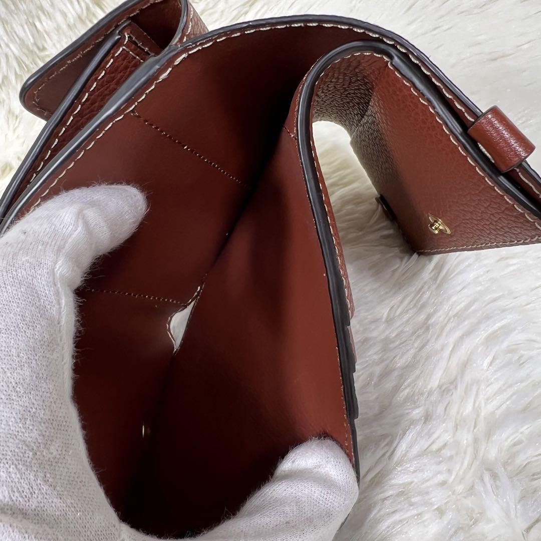 極美品】Chloe 三つ折り財布 darryl ダリル セピアブラウン クロエ