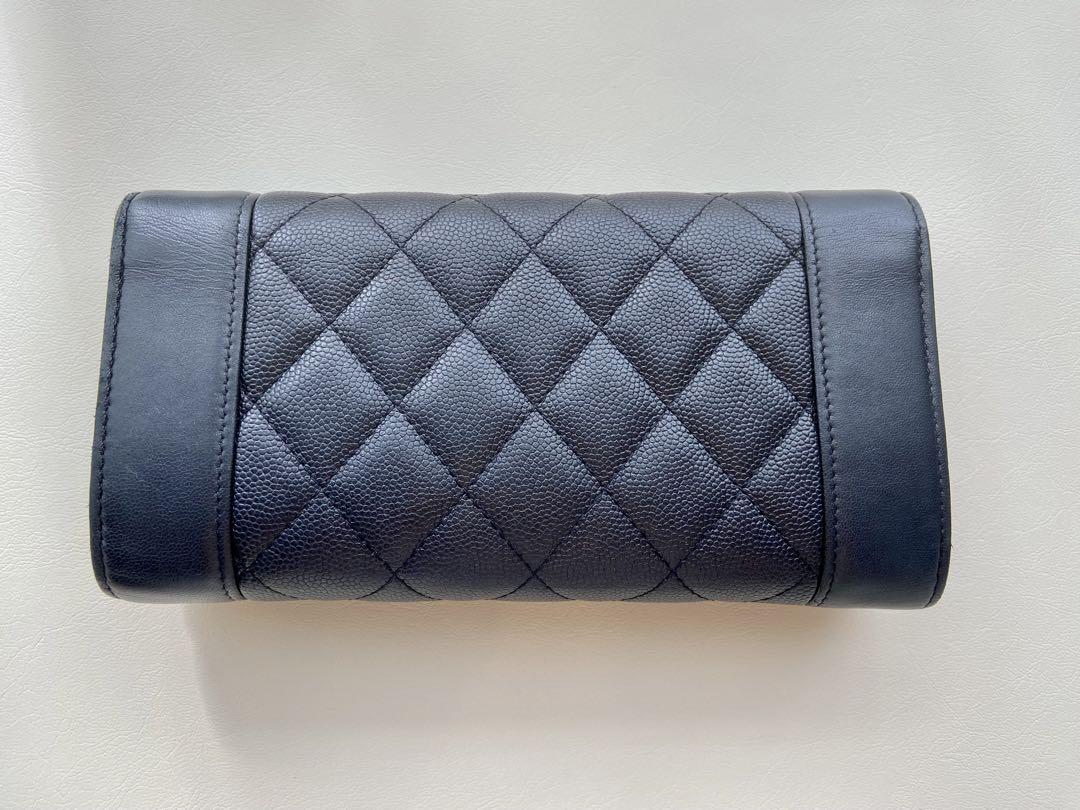 ★シャネル★ マトラッセ マドモアゼル 長財布 キャビアスキン ブラック ★シャネル★ マトラッセ マドモアゼル 長財布 キャビアスキン ブラック