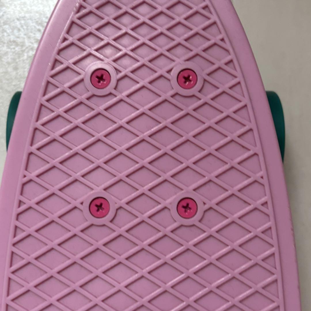 Penny フラットデッキ スケートボード(ピンク)