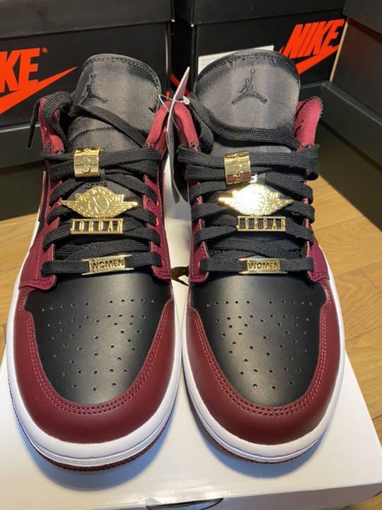 即納再入荷 NIKE AIR JORDAN 1 LOW BURGUNDY WMNS29㎝ Py6jK-m48144681922 通販在庫