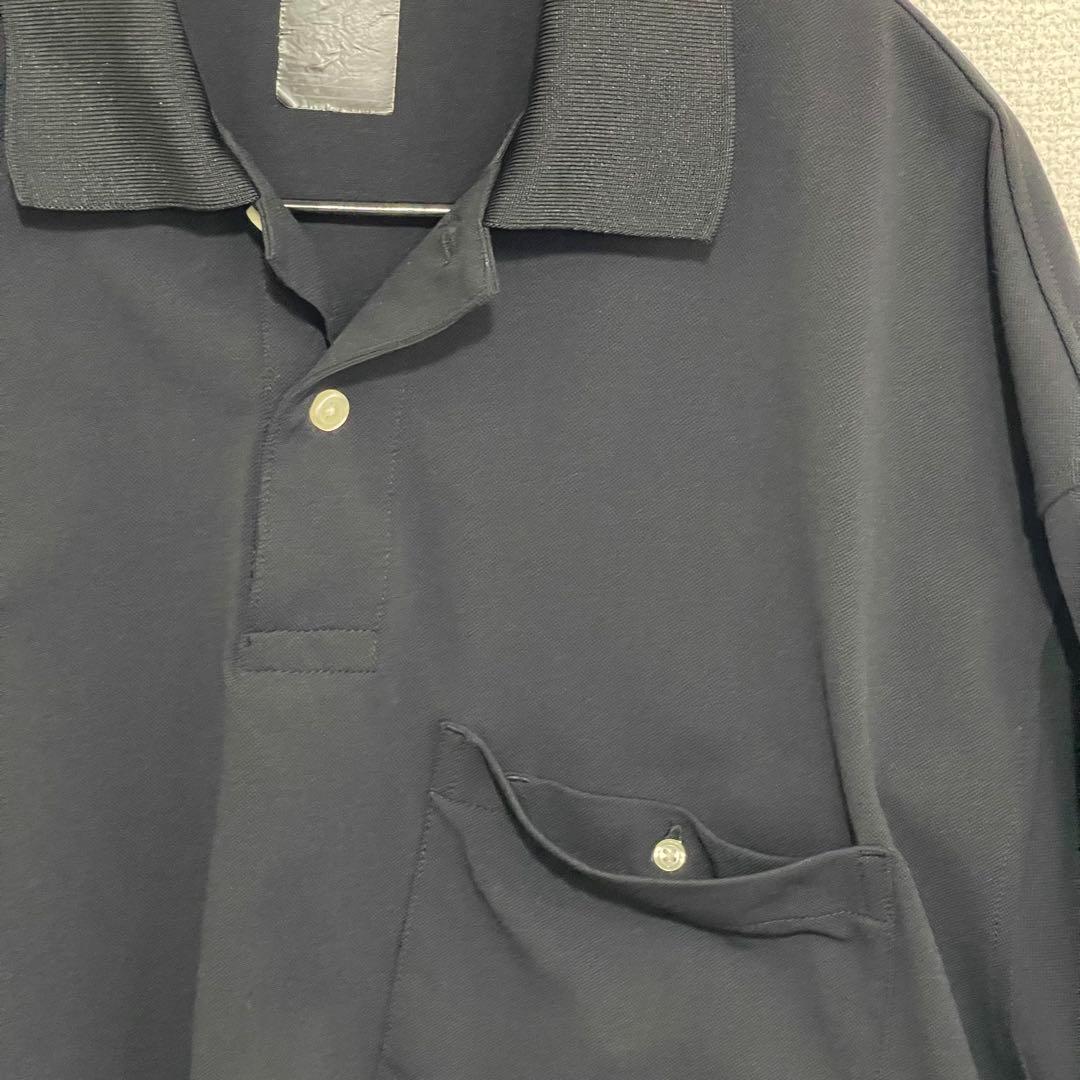 M DAIWA PIER39 TECH POLO SHIRTS ポロシャツ 黒