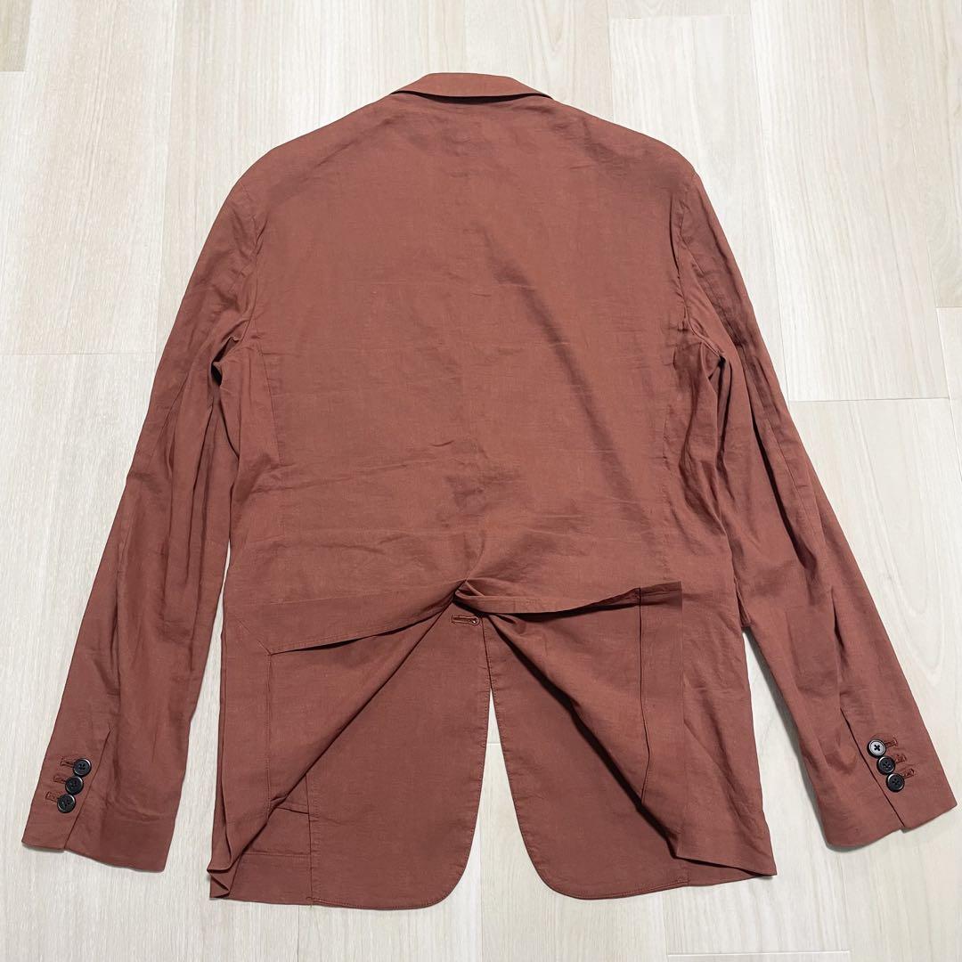 Theory【美品】テーラードジャケット L位 麻 リネン混 ビジネス メンズ