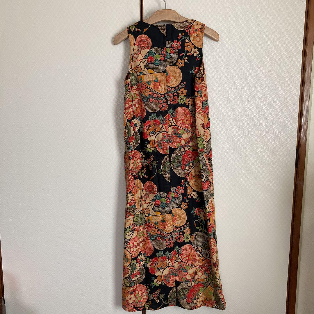 一点もの 和柄 2way ワンピース ハンドメイド なおみコレクション 画像3