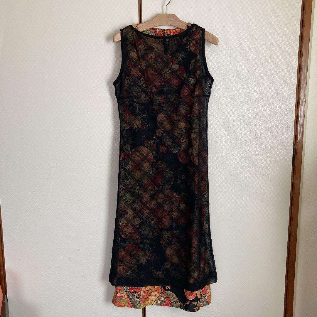 一点もの 和柄 2way ワンピース ハンドメイド なおみコレクション 画像4