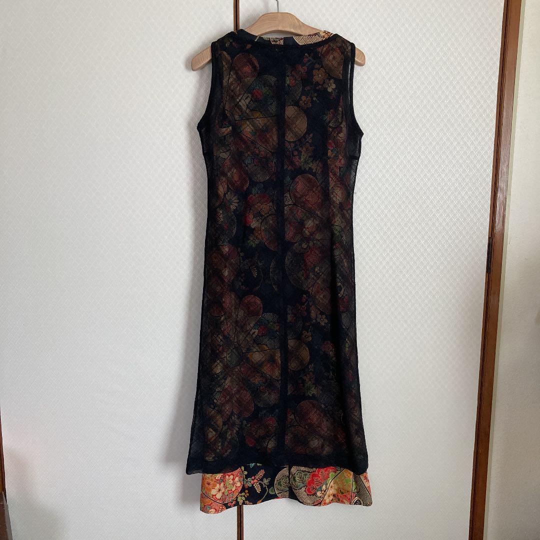 一点もの 和柄 2way ワンピース ハンドメイド なおみコレクション 画像5