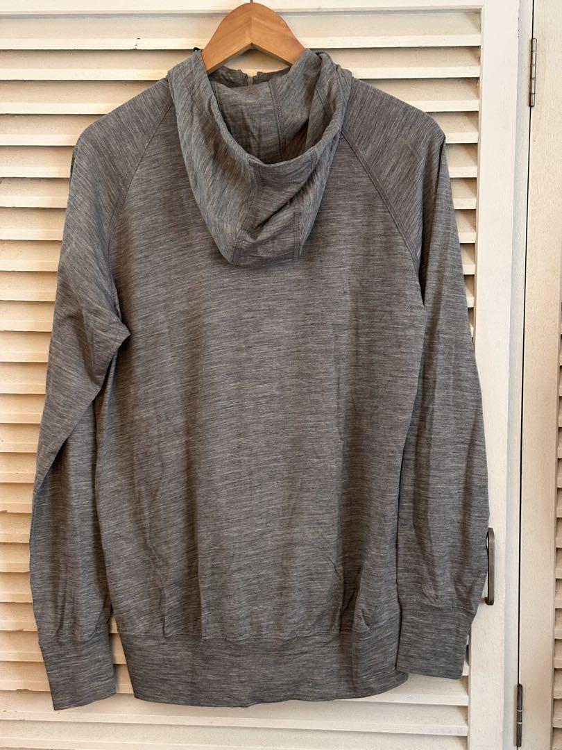 山と道 100% Merino Zip Hoody S グレー