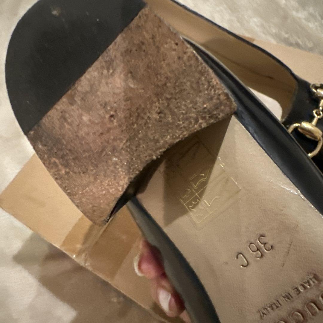 GUCCI パンプス　36サイズ GUCCI グッチ パンプス レディース36ハーフ ベージュ GG