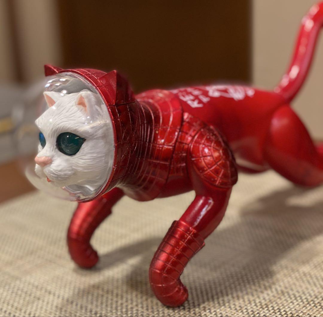 シップス　キャット　宇宙猫 コスモレッドカラー 限定ヤノベケンジ氏サイン入り