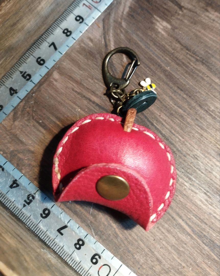 ｃｃｃ様★【17】本革りんごキーホルダー コインケース