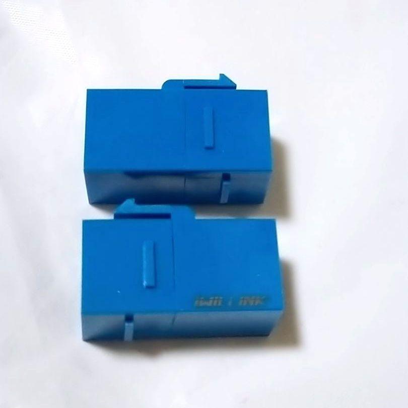 そ　Cat6 キーストーンカプラー LAN ケーブル　コネクタ 青　25個 RJ45 Cat6 キーストーンカプラー LANケーブル用 中継 コネクタ