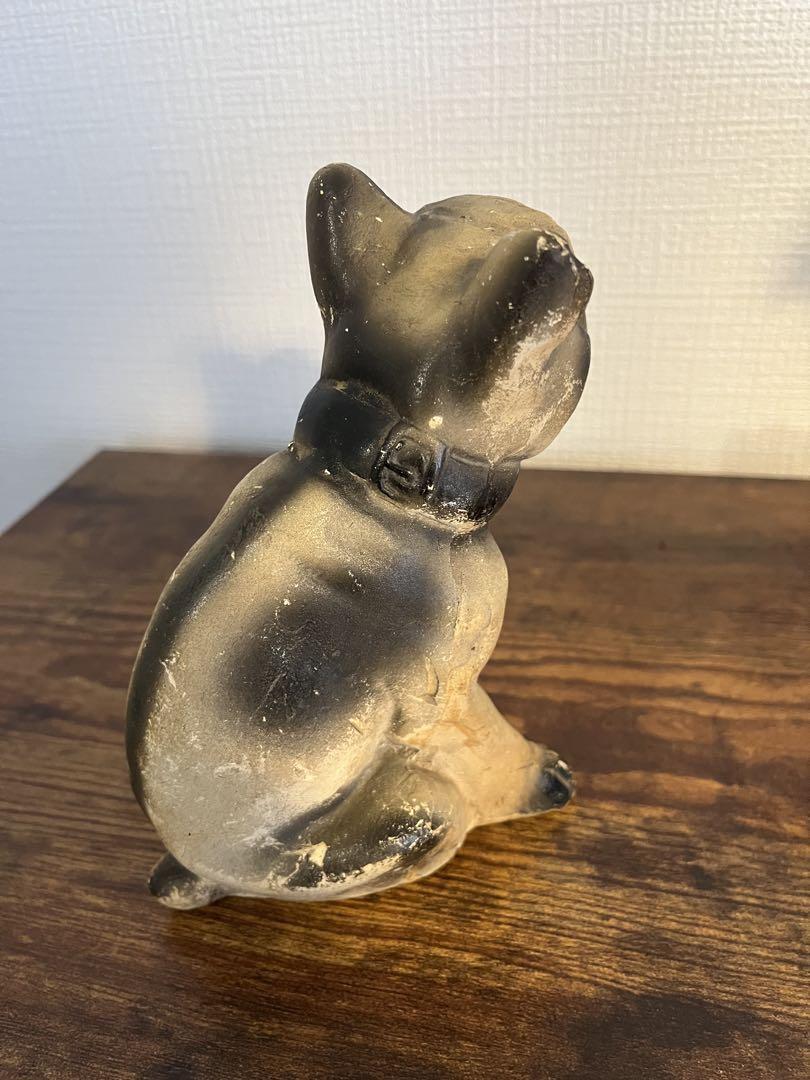 希少 Chalkware Bulldog timeworn clothing