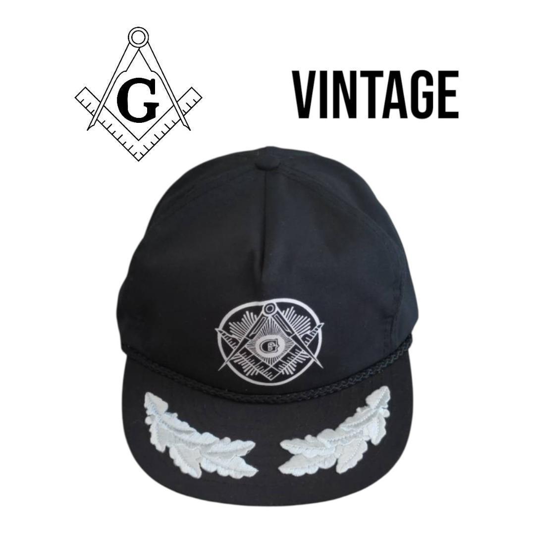 Freemasonry　フリーメイソン　秘密結社　ビンテージ　ツバ紐　キャップ